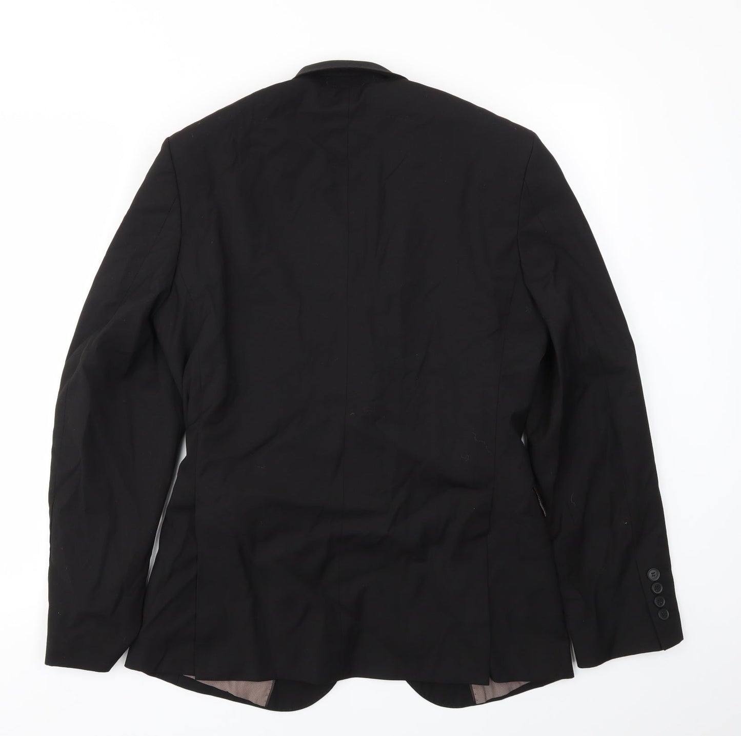 Cedar Wood State Mens Black   Jacket Blazer Size 38