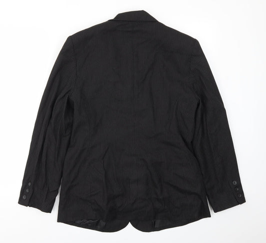 Karen Scott Womens Black   Jacket Blazer Size 12