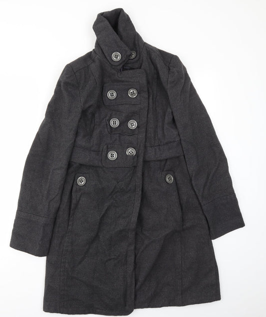 Preworn Womens Grey   Jacket Coat Size M