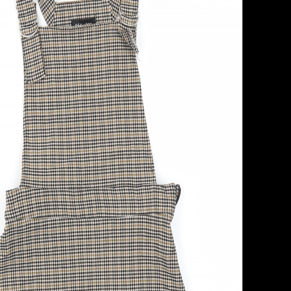 New Look Womens Multicoloured Check  Fit & Flare  Size 8