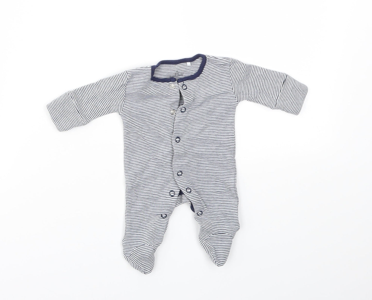 NEXT  Blue Striped  Babygrow One-Piece Size Newborn