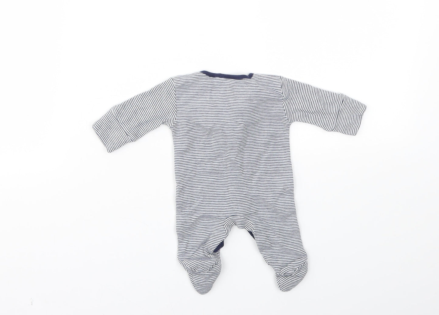 NEXT  Blue Striped  Babygrow One-Piece Size Newborn