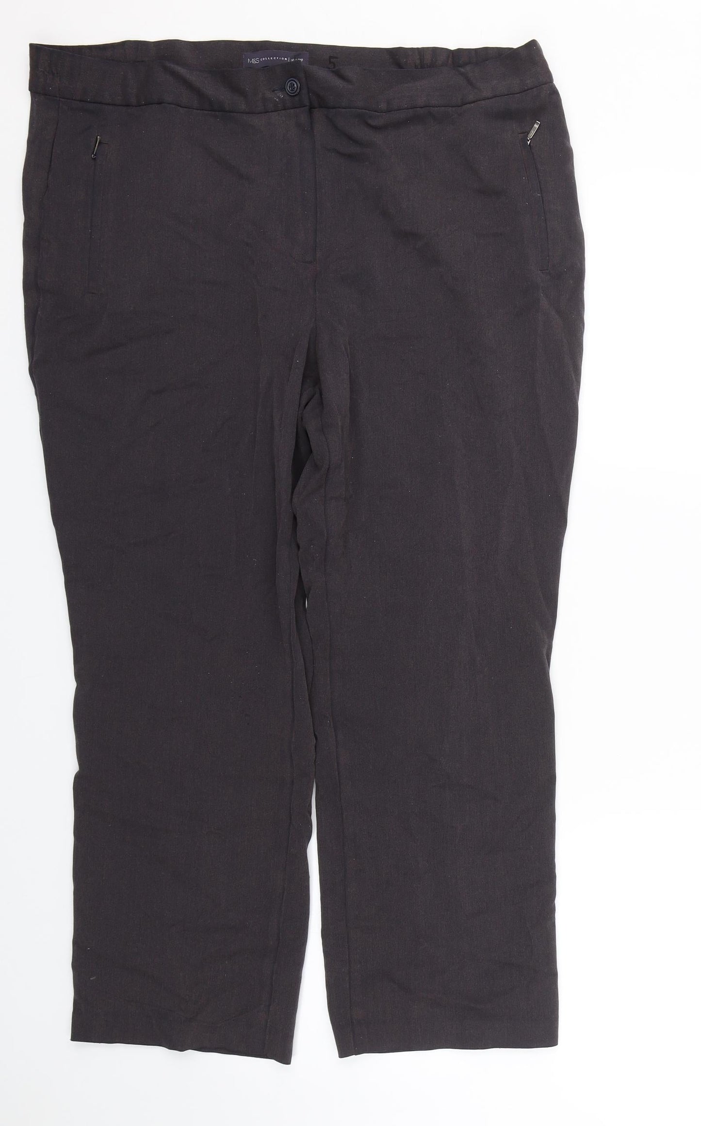 M&S Womens Blue   Trousers  Size 16 L24 in