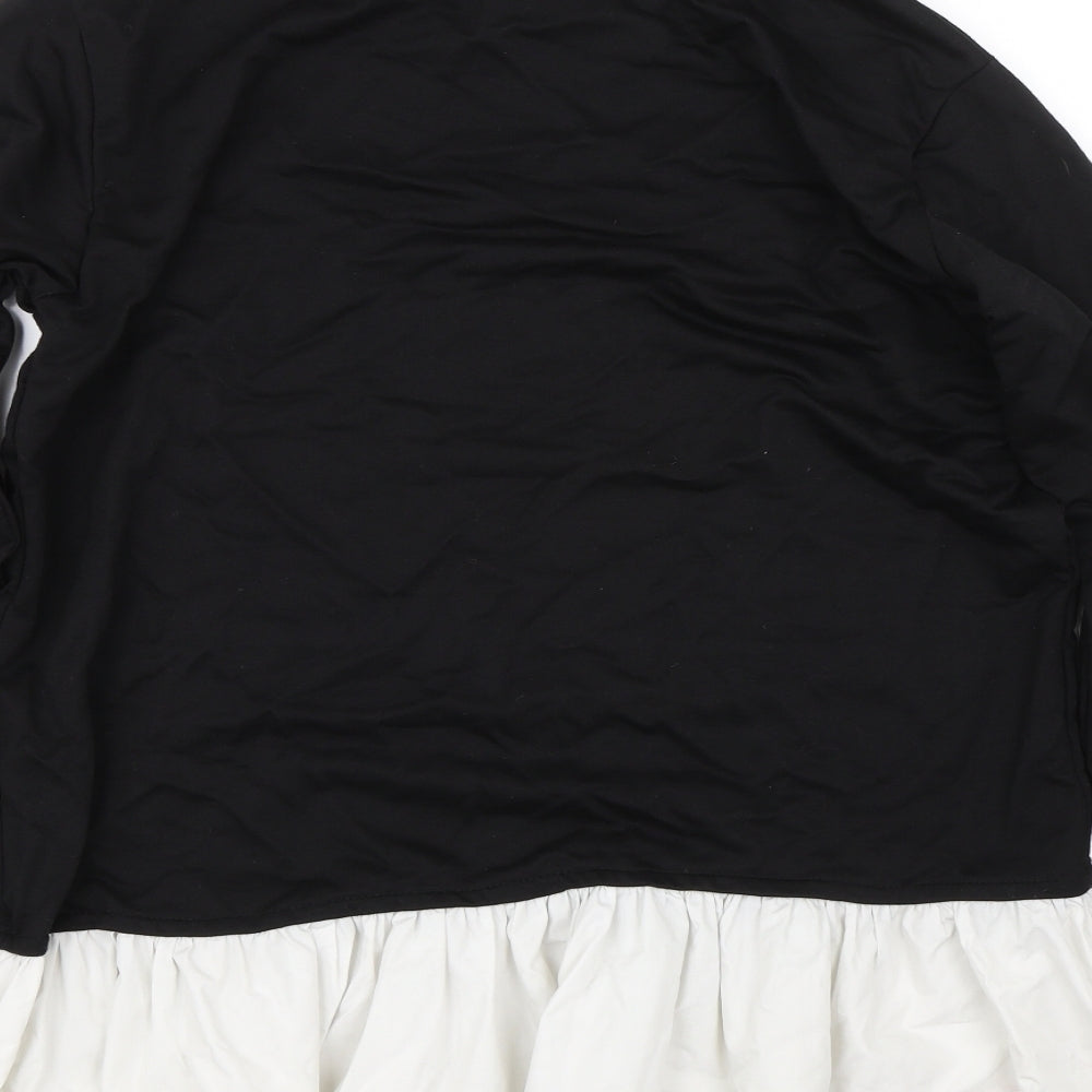 PRETTYLITTLETHING Womens Black   Basic T-Shirt Size 8