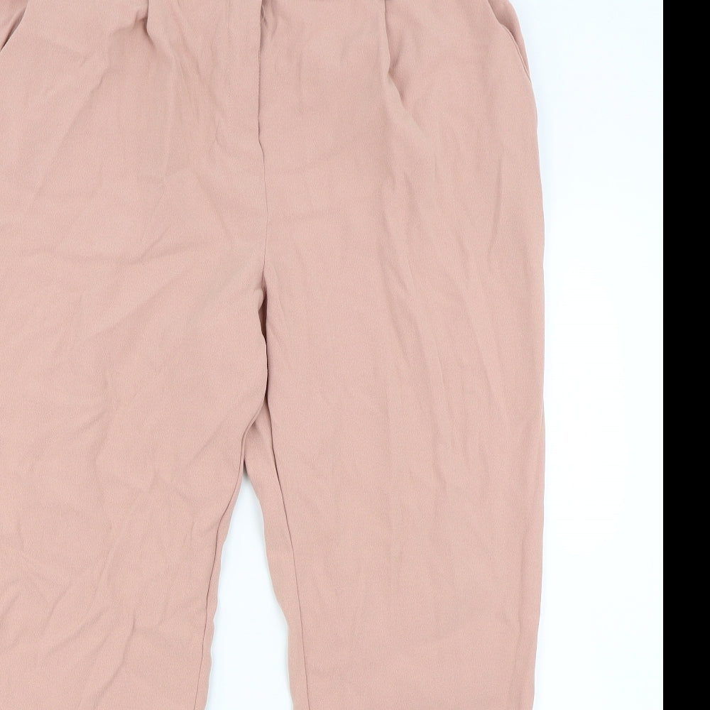 M&Co Womens Pink   Trousers  Size 14 L23 in