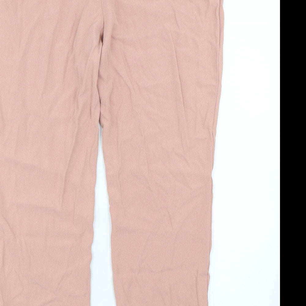 M&Co Womens Pink   Trousers  Size 14 L23 in