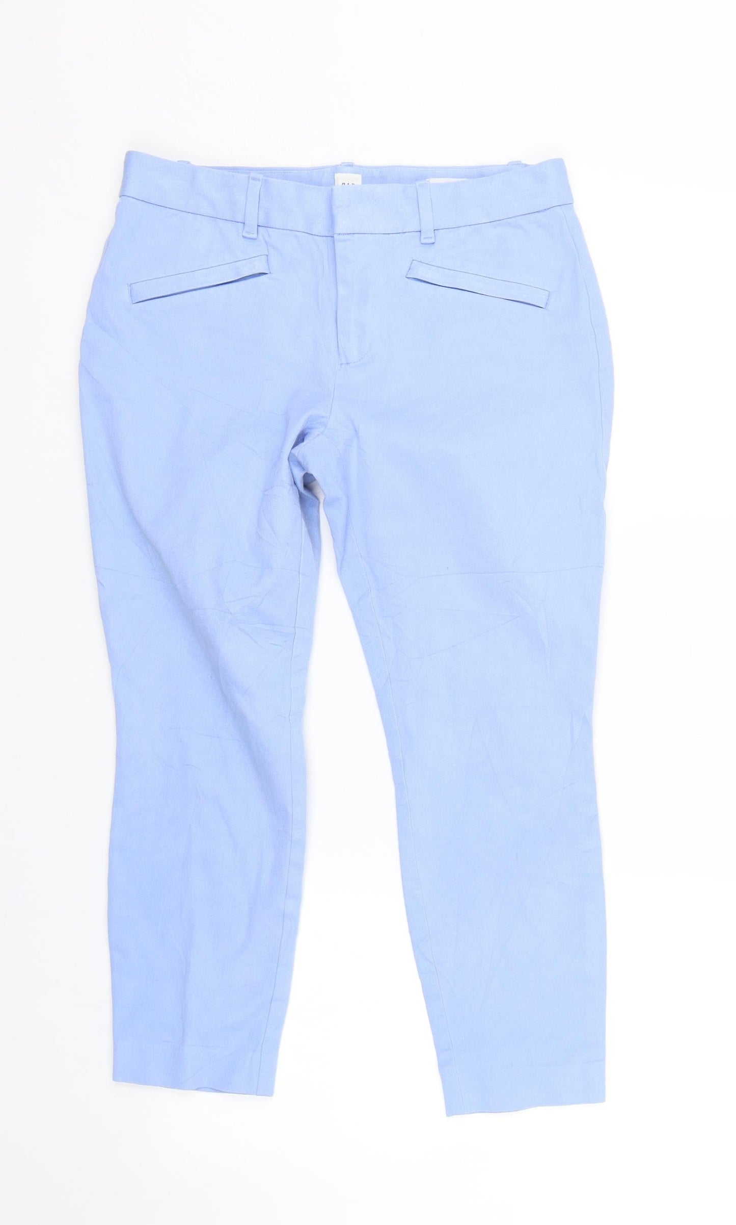 Gap Womens Blue   Carrot Trousers Size 6 L21.5 in