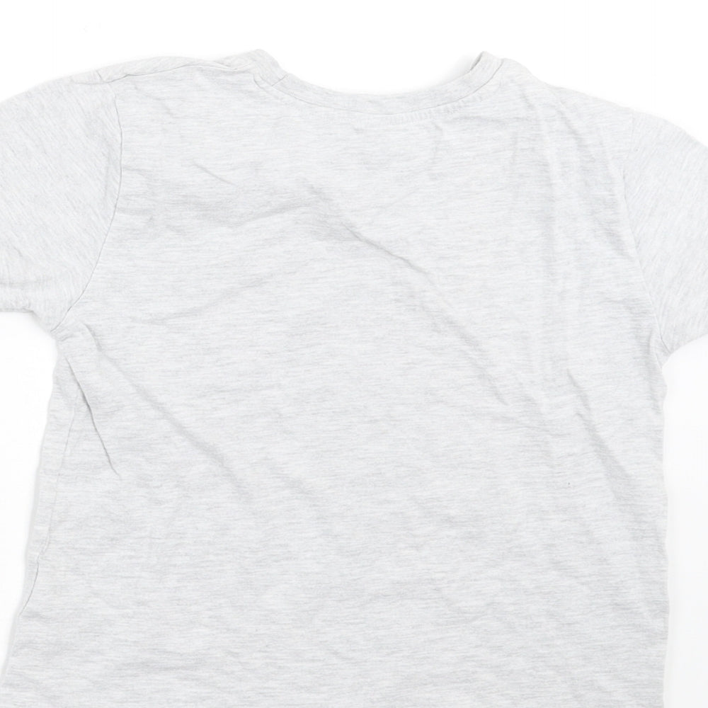 Primark Boys Grey   Basic T-Shirt Size 3-4 Years  - Surf Boards