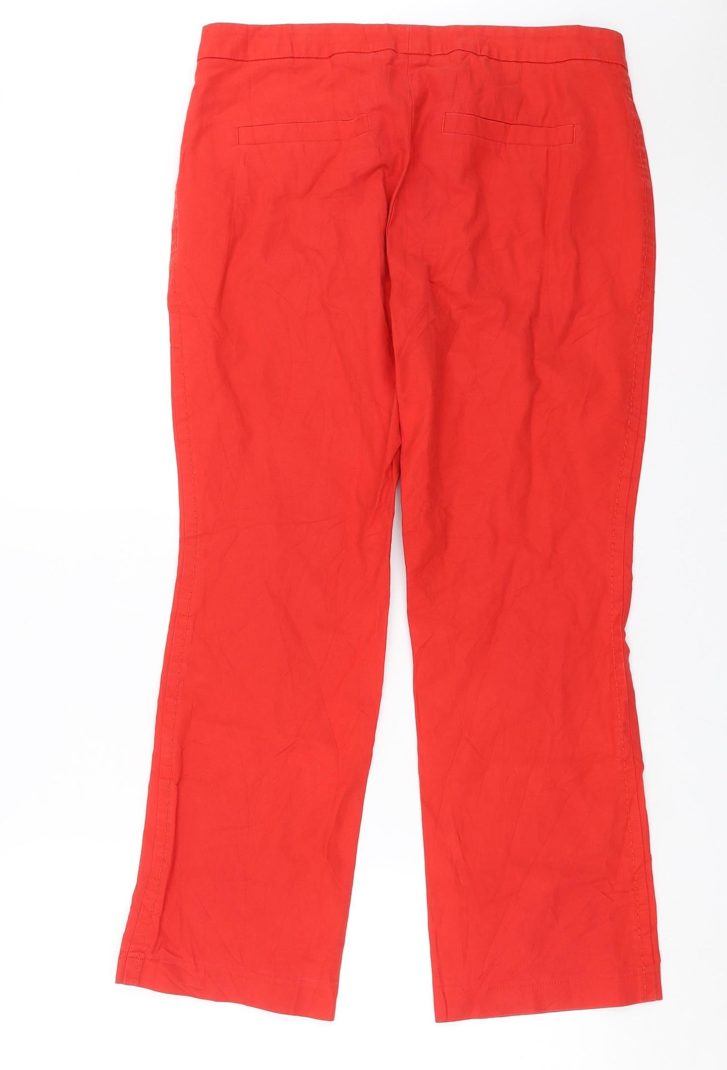 Cambio Womens Red   Trousers  Size 34 in L27 in