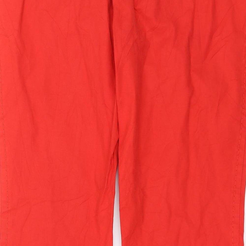 Cambio Womens Red   Trousers  Size 34 in L27 in