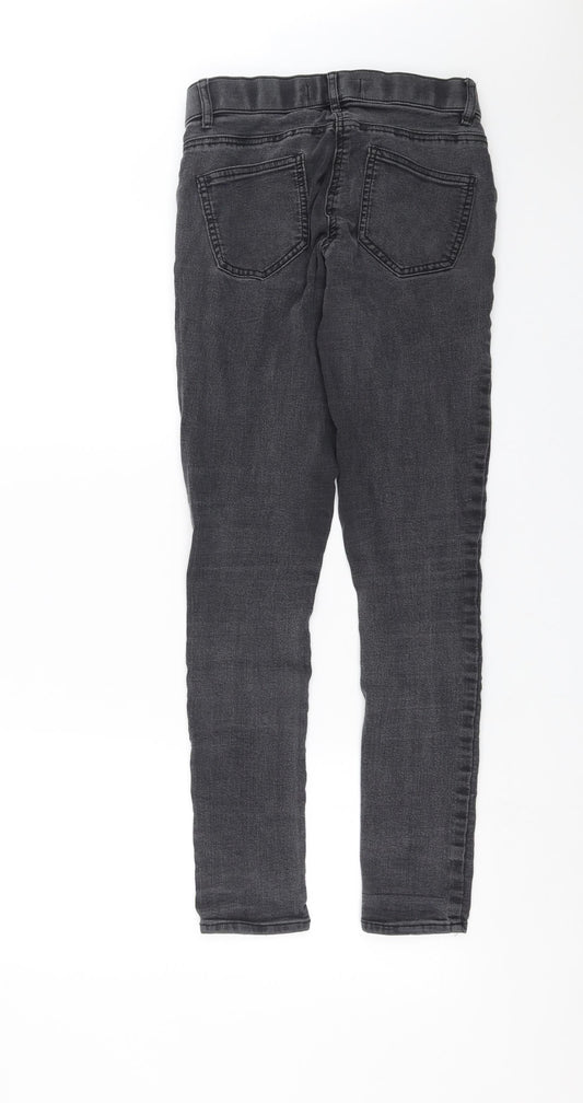 George Womens Grey  Denim Skinny Jeans Size 10 L29 in