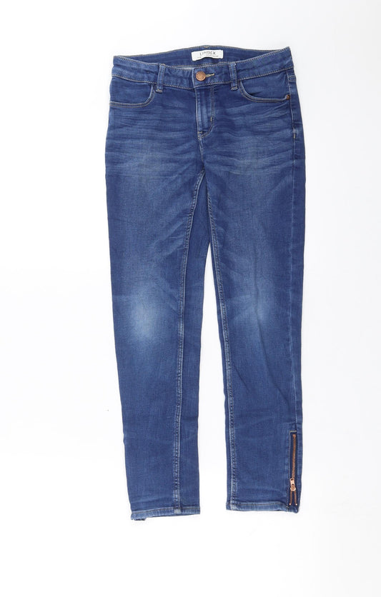 Lindex Girls Blue  Denim Straight Jeans Size 9-10 Years