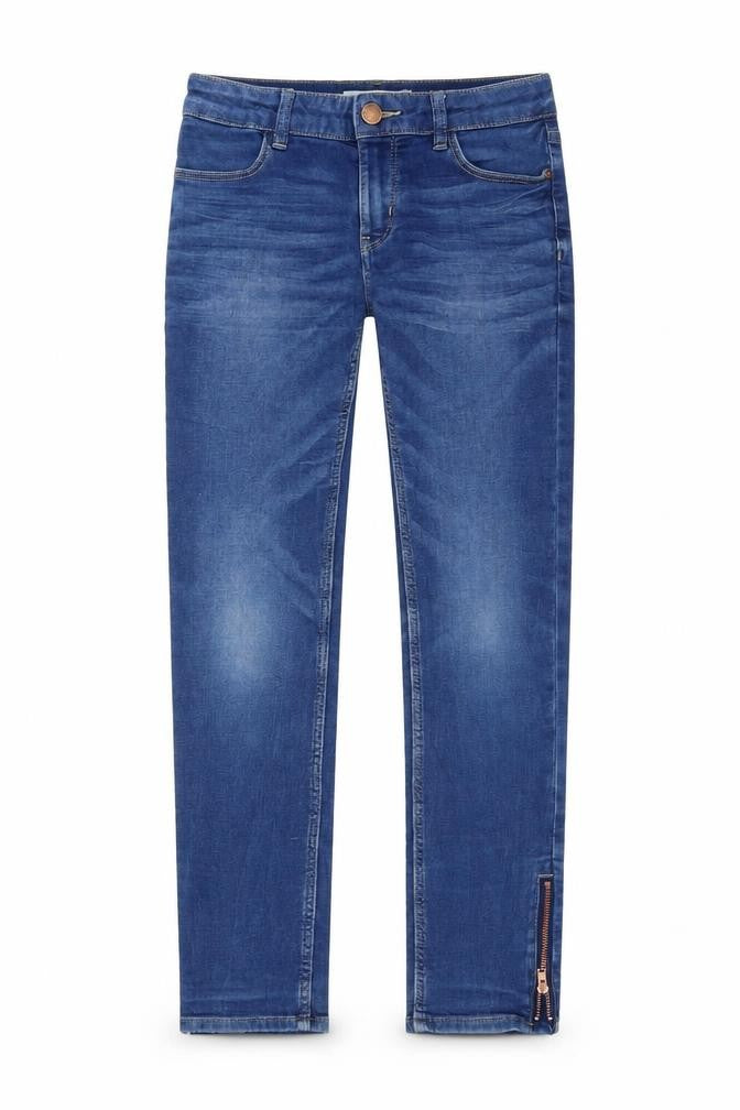 Lindex Girls Blue  Denim Straight Jeans Size 9-10 Years