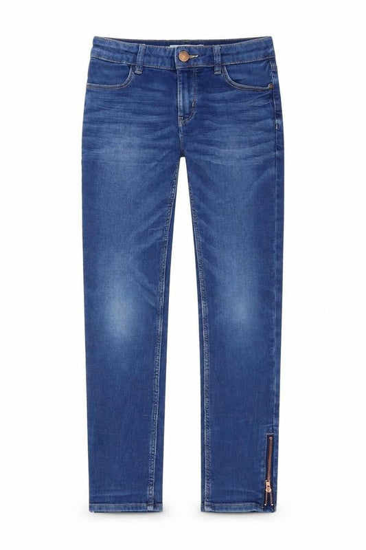 Lindex Girls Blue  Denim Straight Jeans Size 9-10 Years