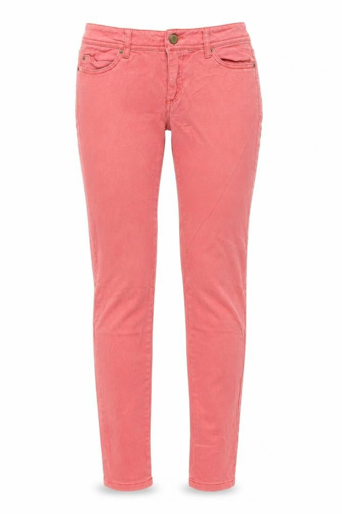 Primark Womens Pink  Denim Skinny Jeans Size 8 L30 in
