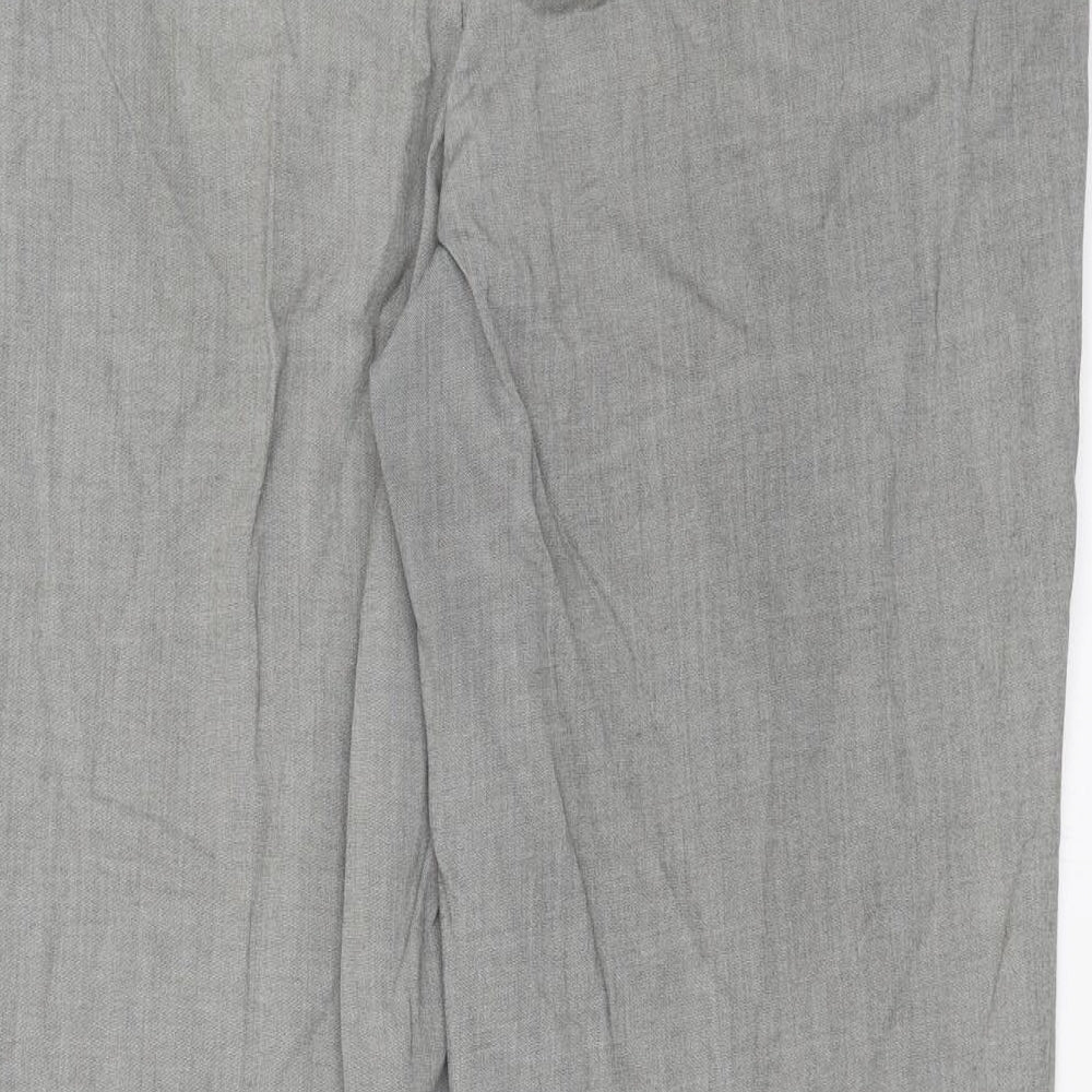 New Look Womens Grey   Trousers  Size 16 L26 in