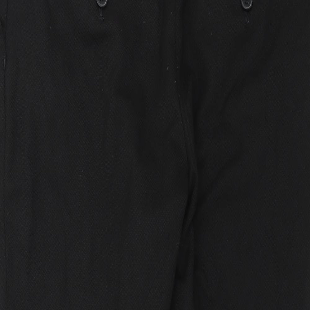 NEXT Womens Black   Trousers  Size 8 L26 in