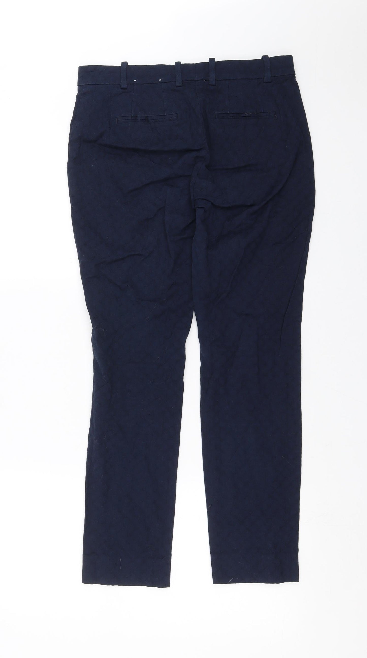 Gap Womens Blue Geometric  Trousers  Size 30 in L26 in