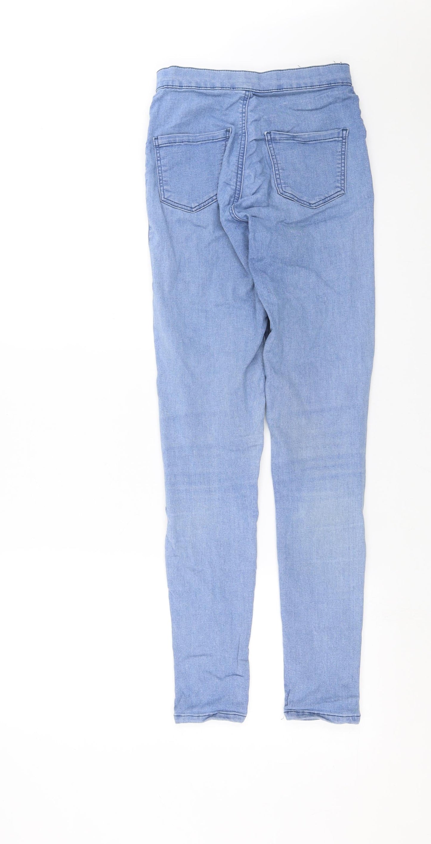 Preworn Womens Blue  Denim Skinny Jeans Size 24 in L29 in