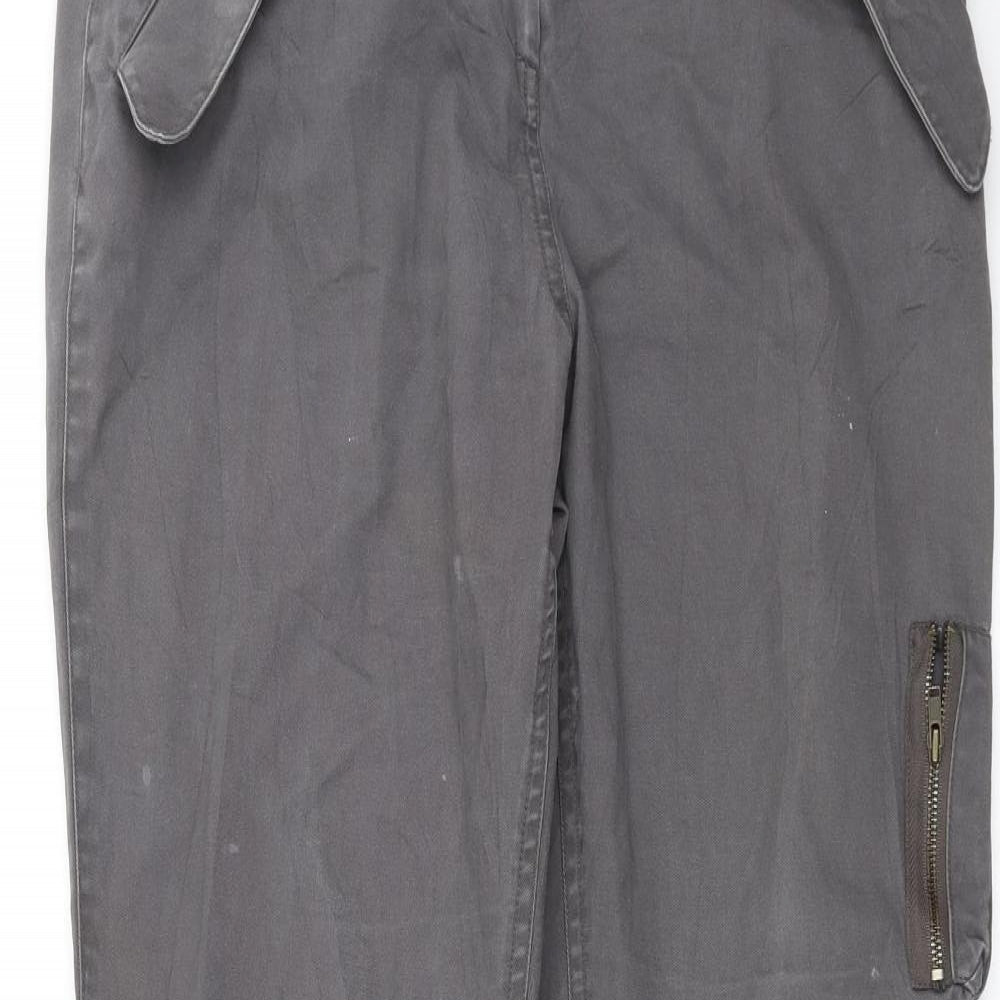 Linea Womens Grey   Trousers  Size 10 L29 in
