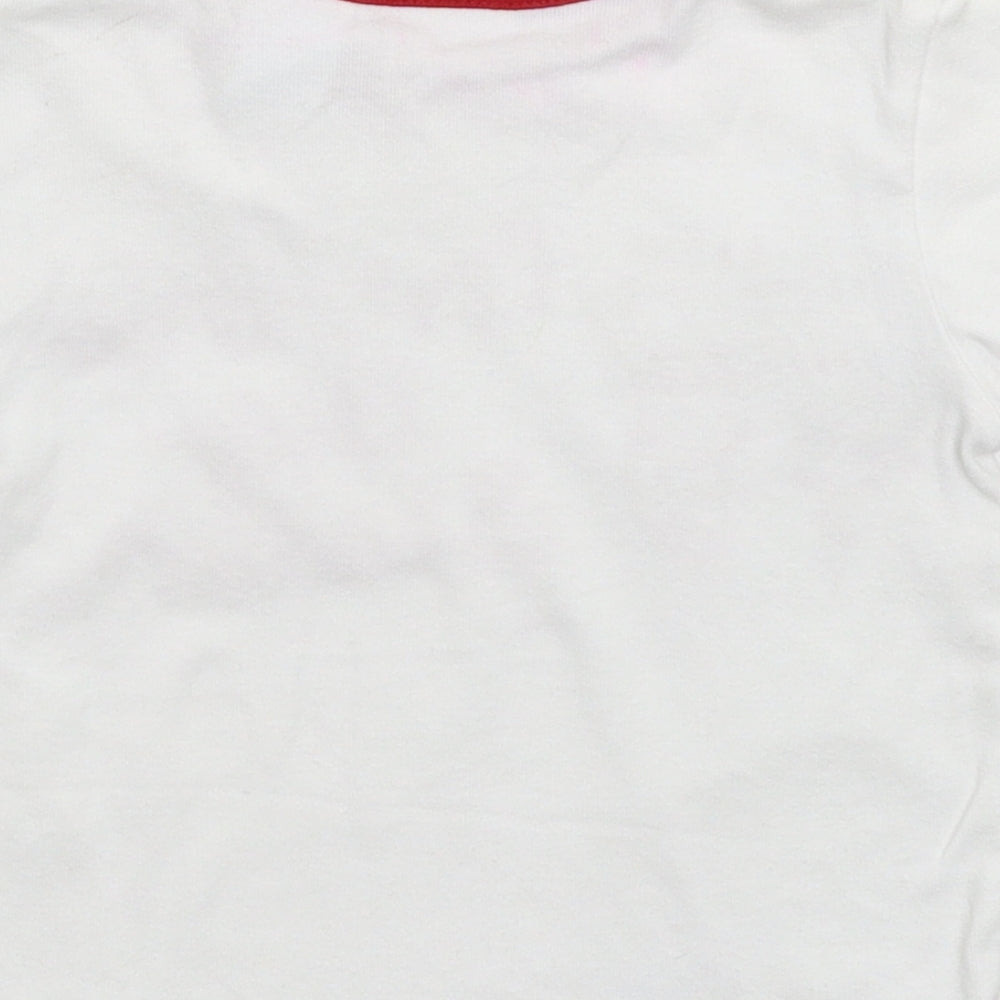 Miniwear Girls White   Basic T-Shirt Size 24 Months
