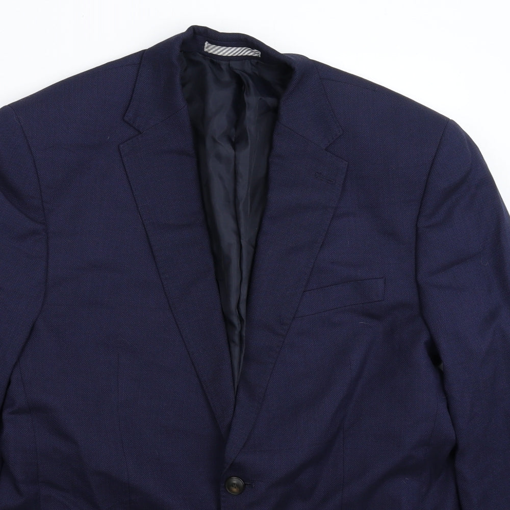 Marks and Spencer Mens Blue   Jacket Suit Jacket Size 40