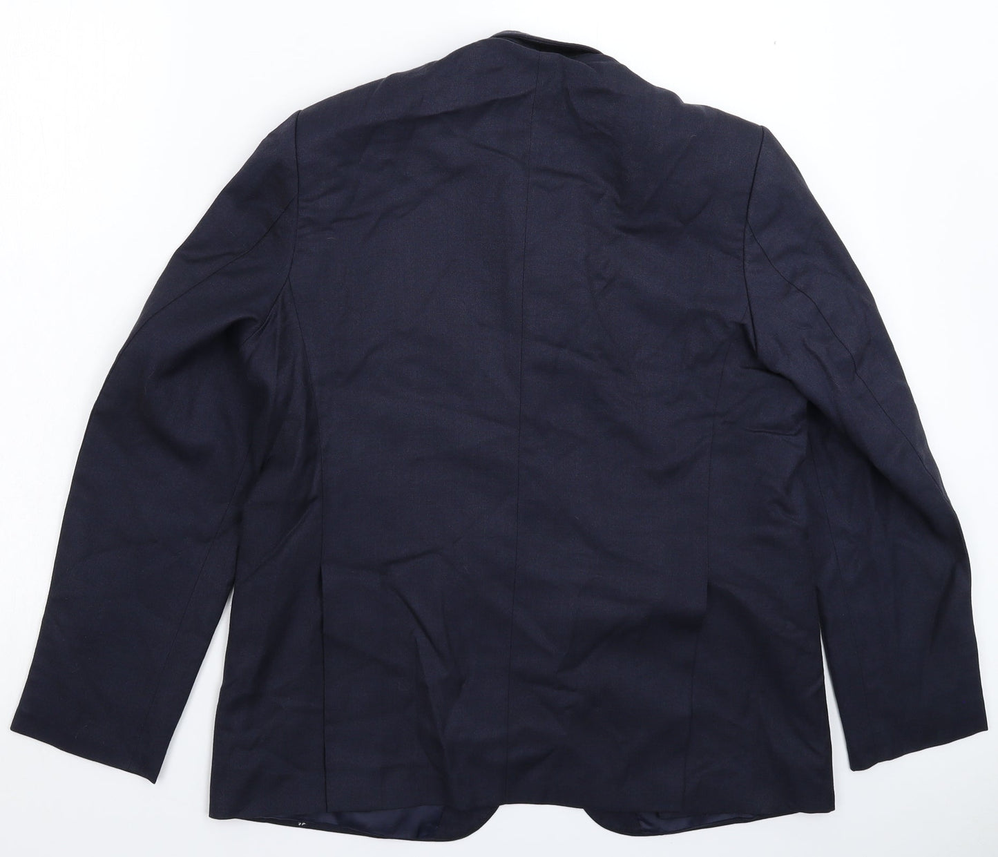 Preworn Mens Blue   Jacket Suit Jacket Size 40