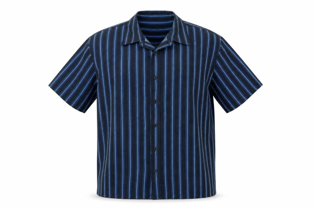 Matalan Mens Blue Striped   Button-Up Size L