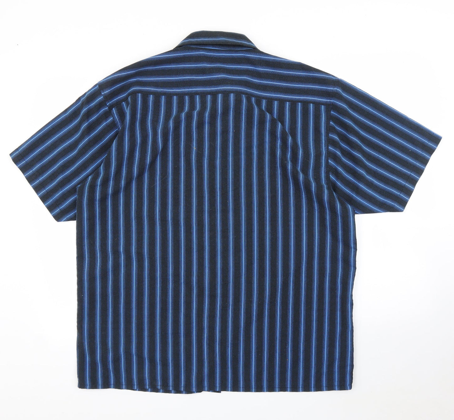 Matalan Mens Blue Striped   Button-Up Size L