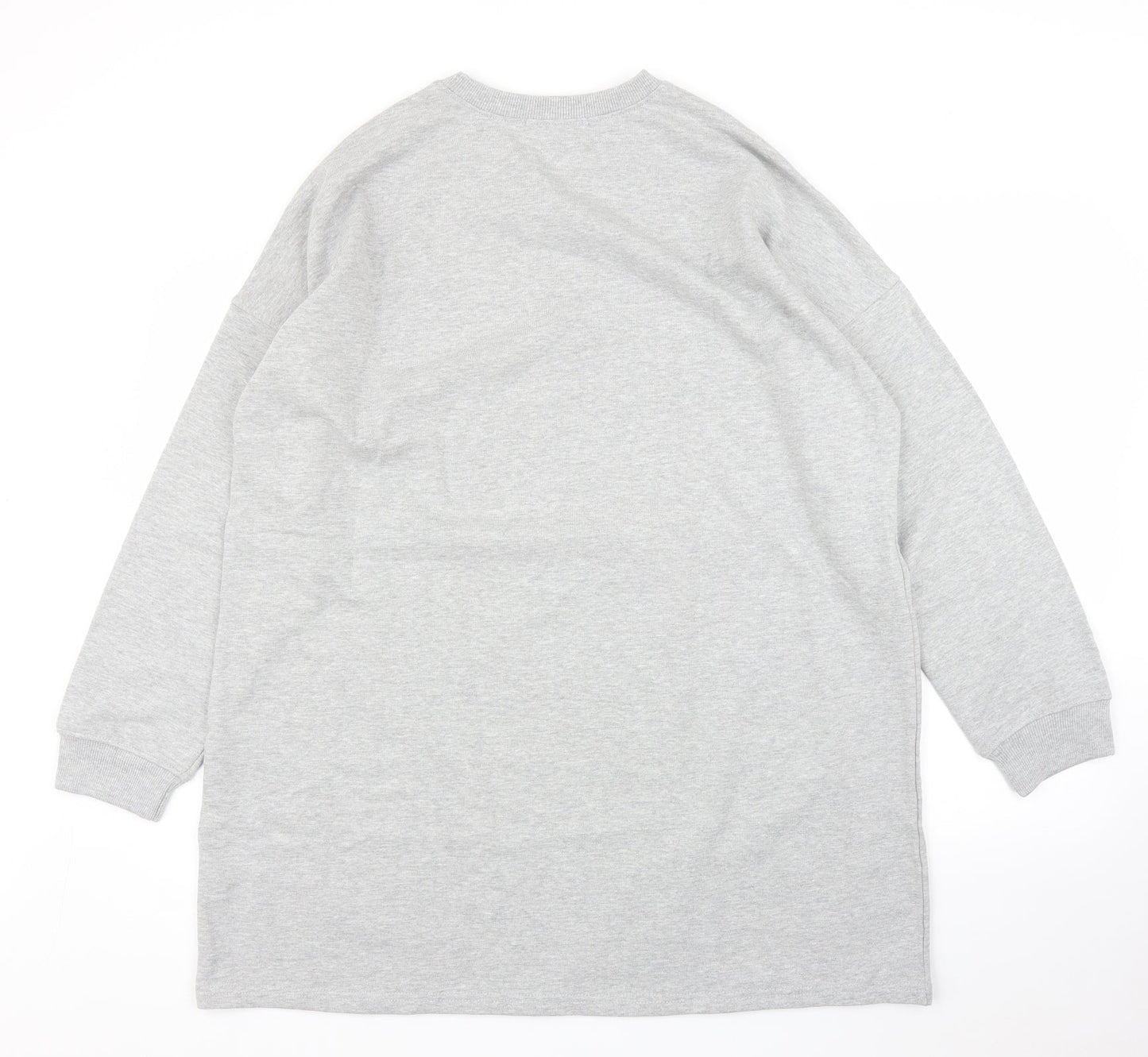 Missguided Womens Grey   Pullover Jumper Size 14
