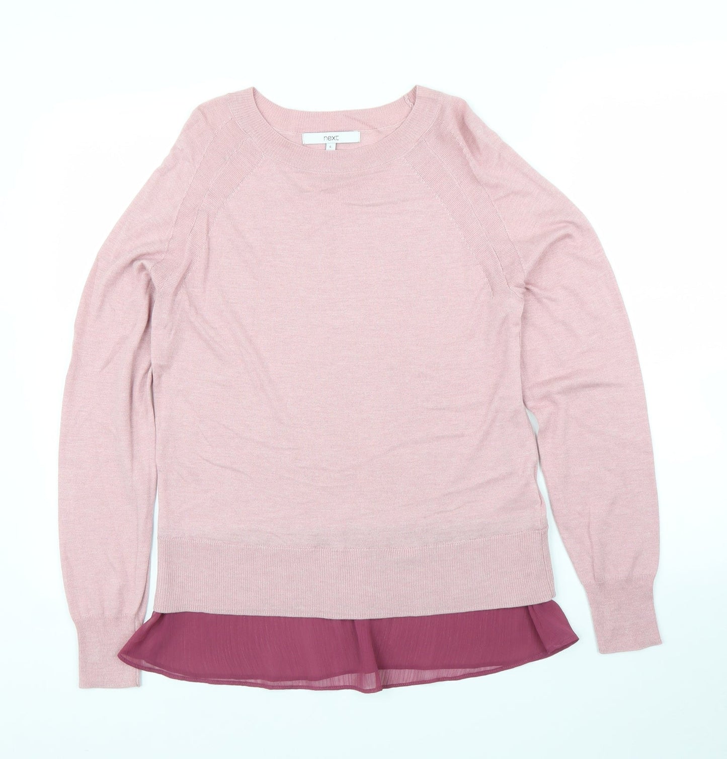 NEXT Womens Pink   Pullover Jumper Size 6