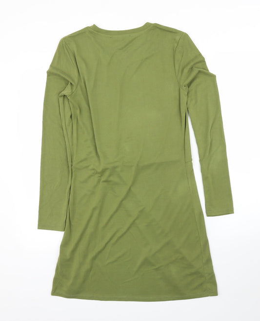 Very Womens Green   Tunic Blouse Size 8  - Split down front