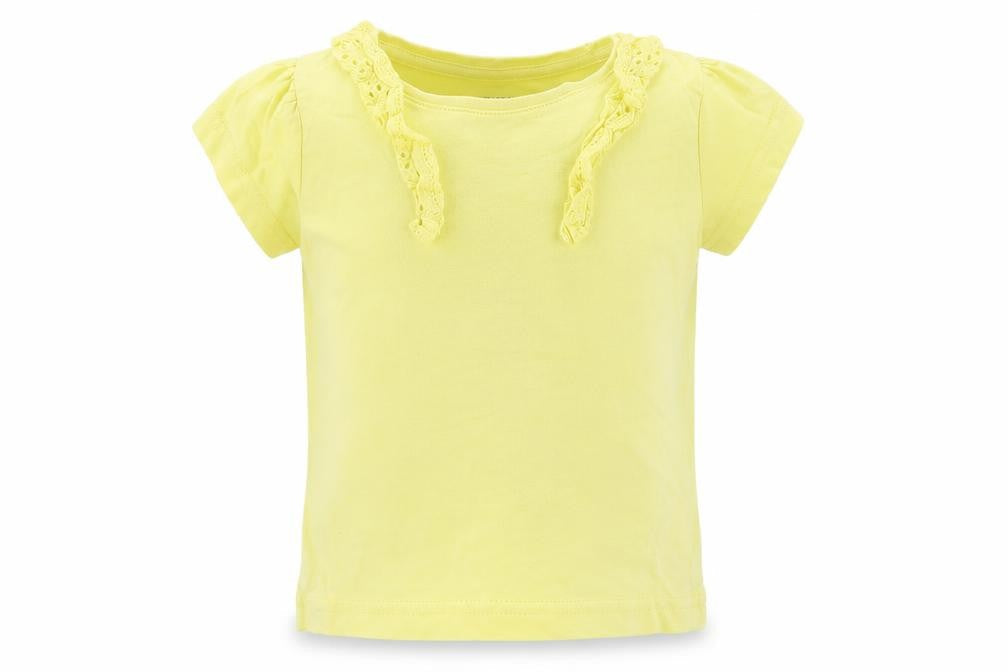 Primark Girls Yellow   Basic T-Shirt Size 2-3 Years