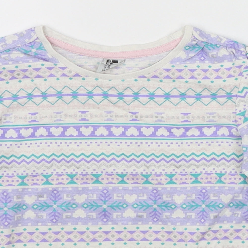 TU Girls Multicoloured Striped  Basic Polo Size 2-3 Years