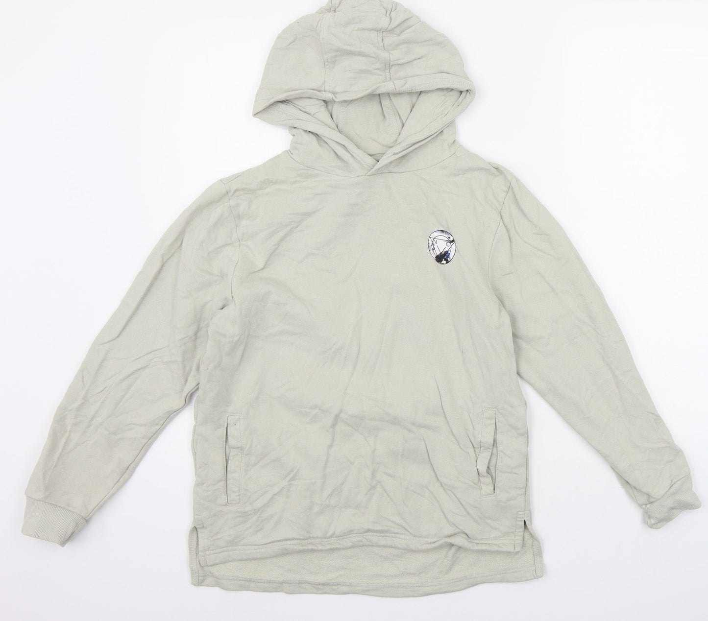 NEXT Girls Grey   Pullover Hoodie Size 11 Years