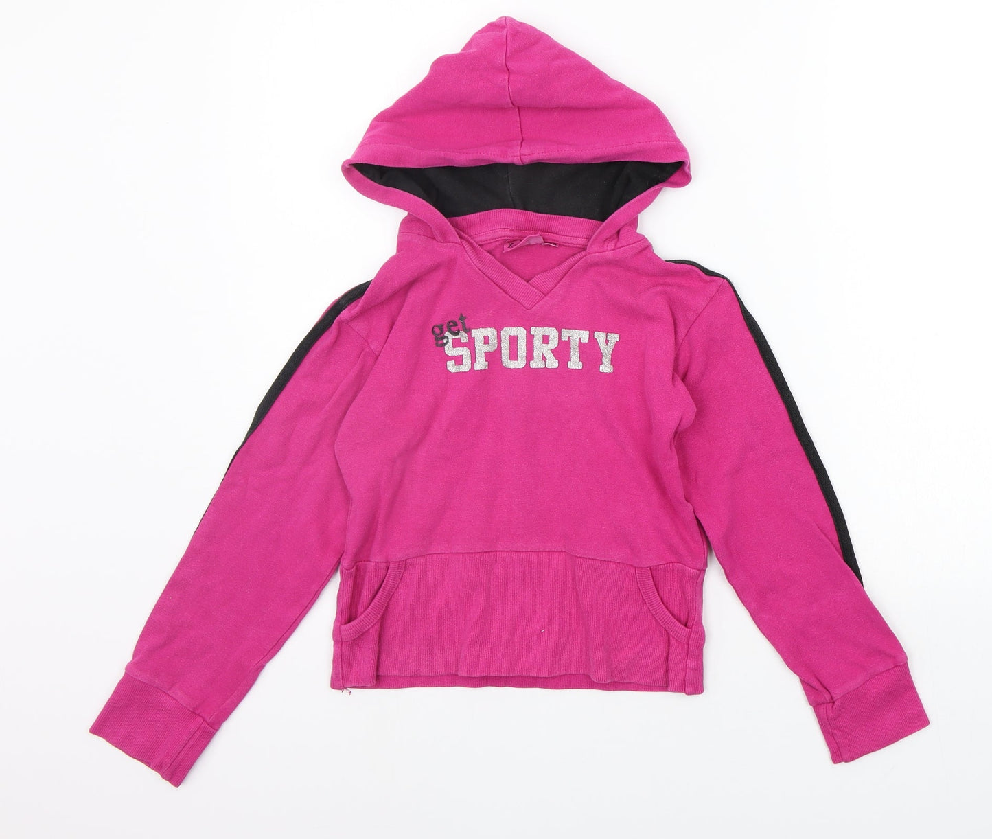 X-Mail Girls Pink   Pullover Hoodie Size 10-11 Years