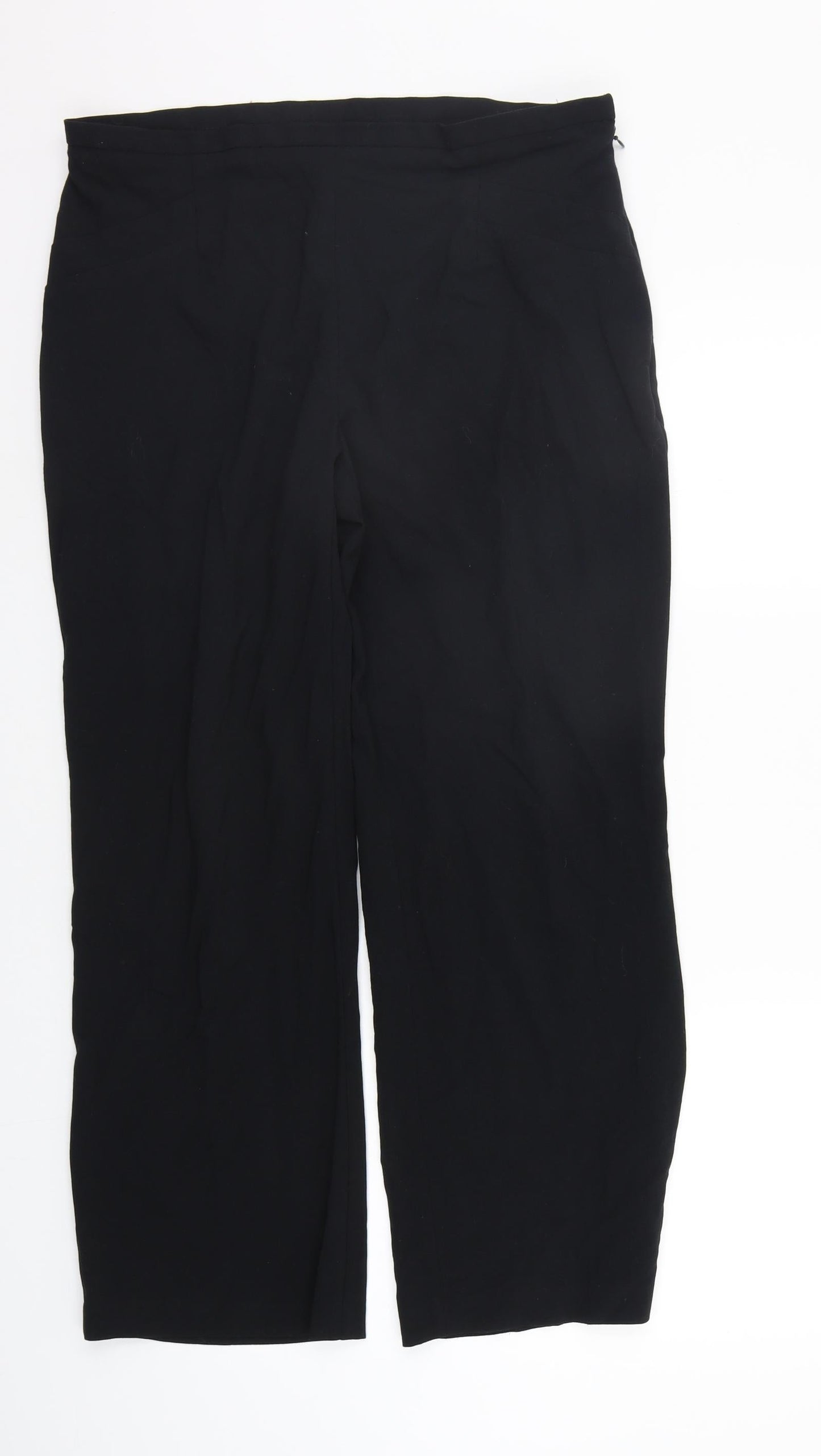 Marks and Spencer Womens Black   Trousers  Size 14 L27 in