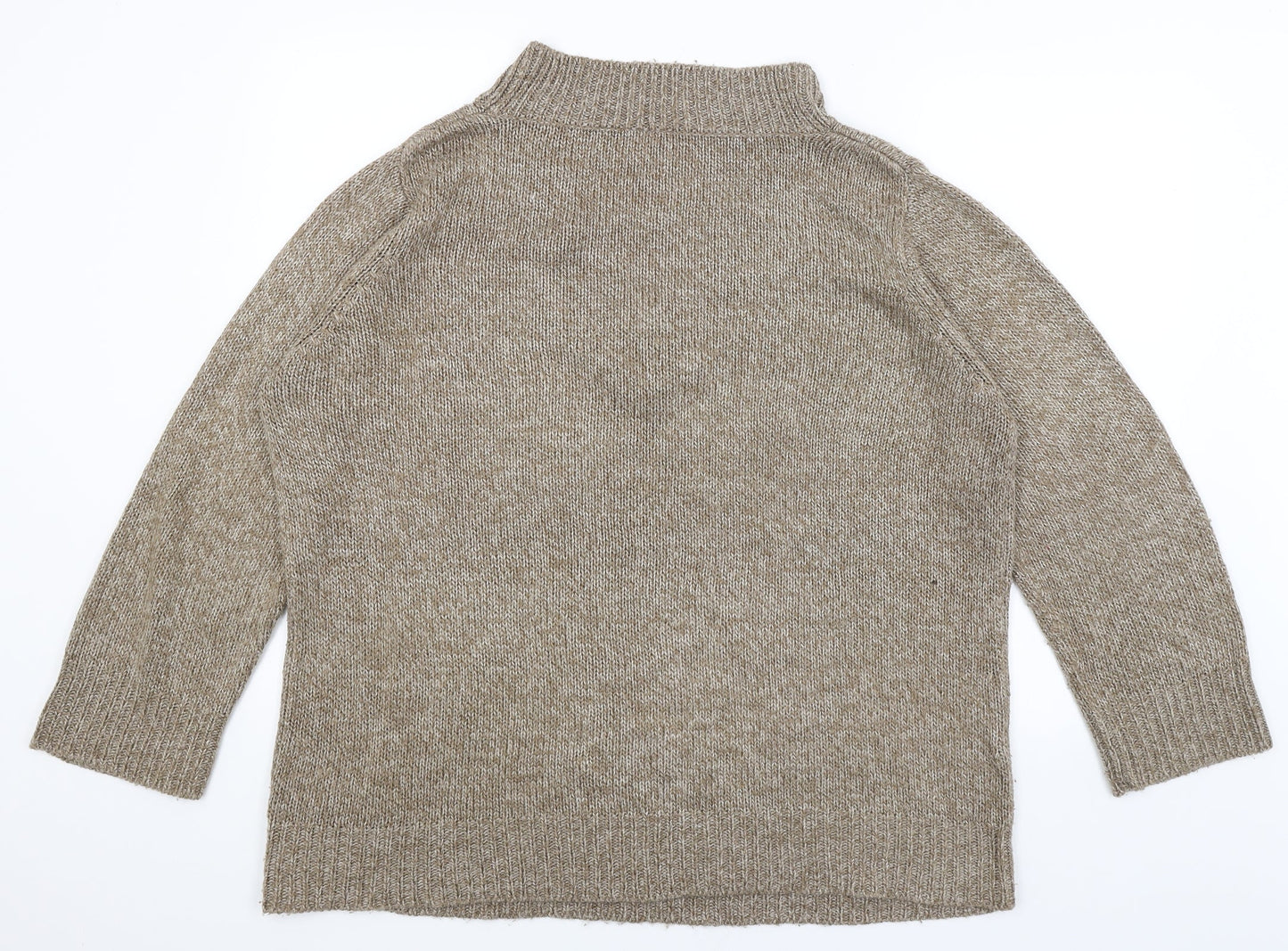 Being Casual Womens Brown   Pullover Jumper Size 20