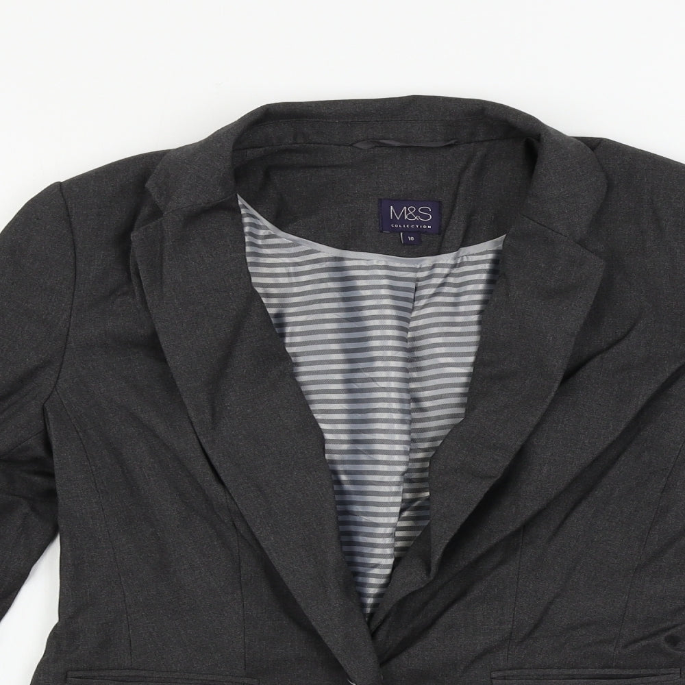 Marks and Spencer  Womens Grey   Jacket Blazer Size 10