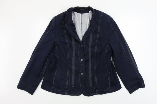 Concept uk  Womens Blue   Jacket Blazer Size 14