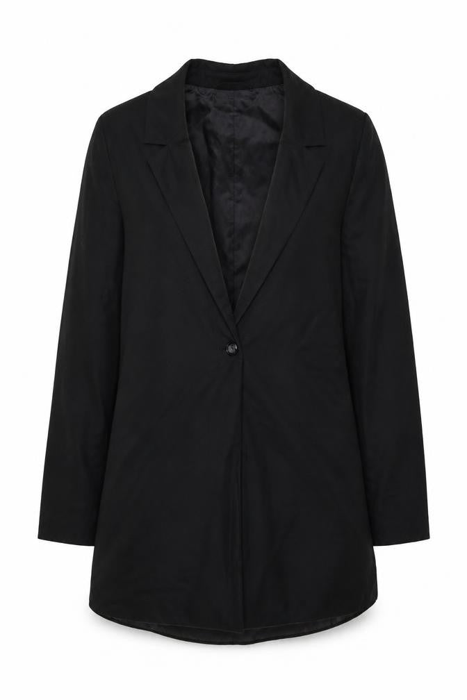 PRETTYLITTLETHING  Womens Black   Jacket Blazer Size 8