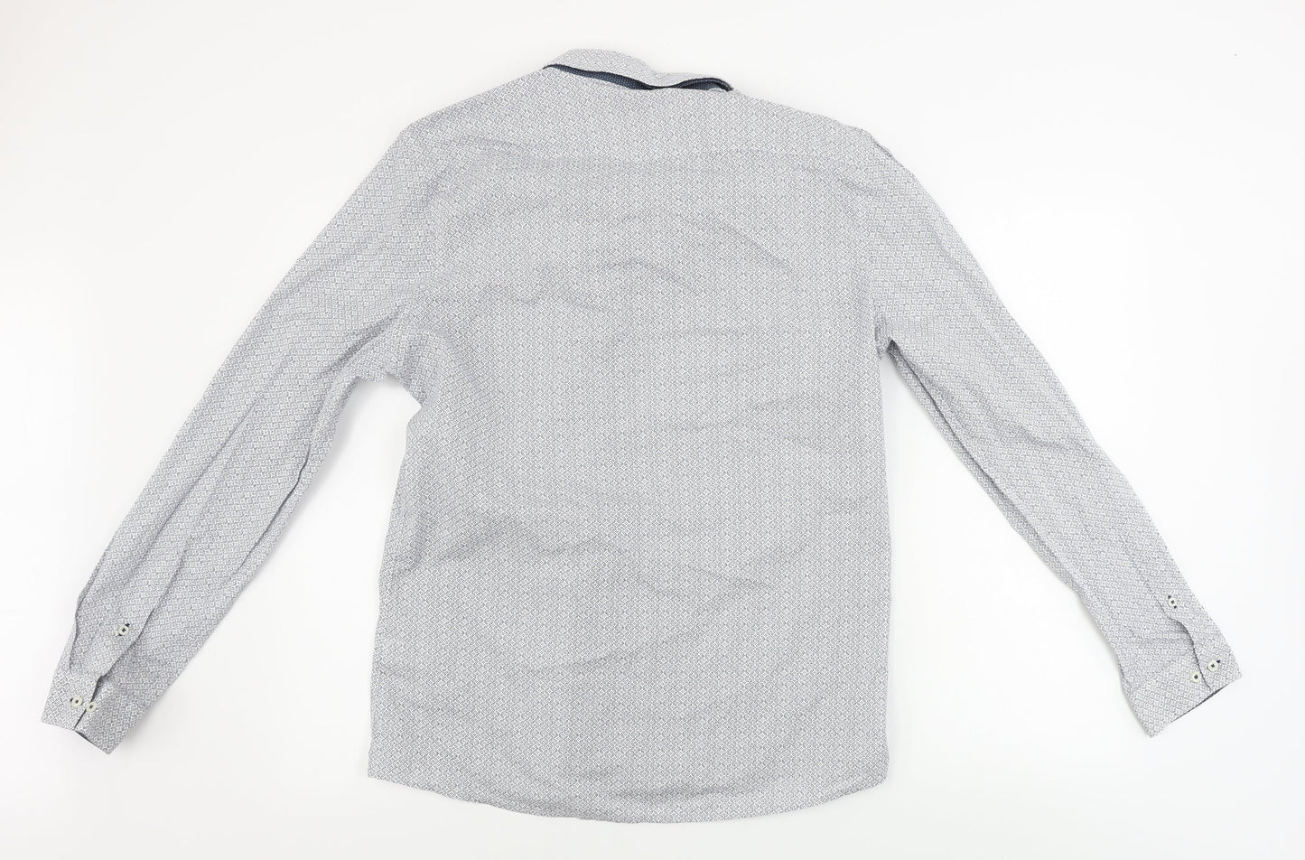 NEXT  Mens Blue    Button-Up Size L