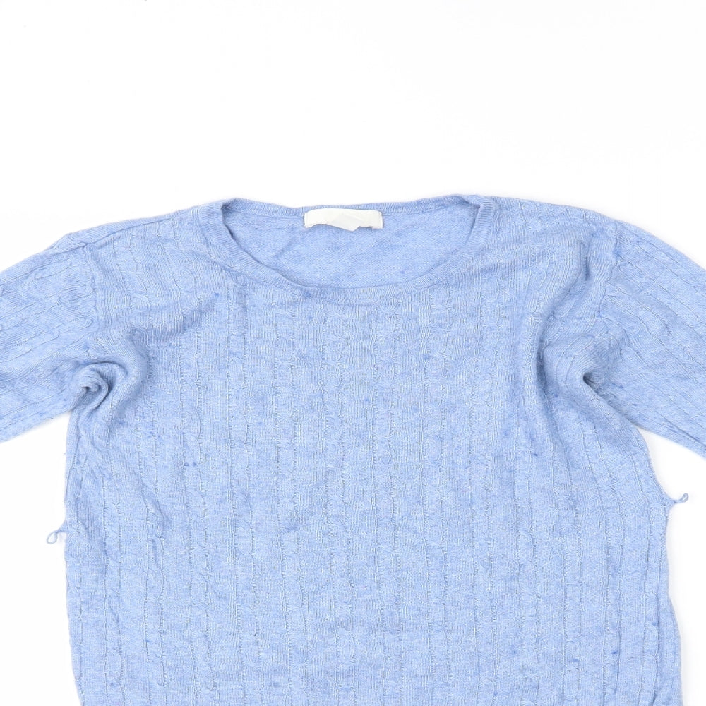 H&M Womens Blue   Pullover Jumper Size S