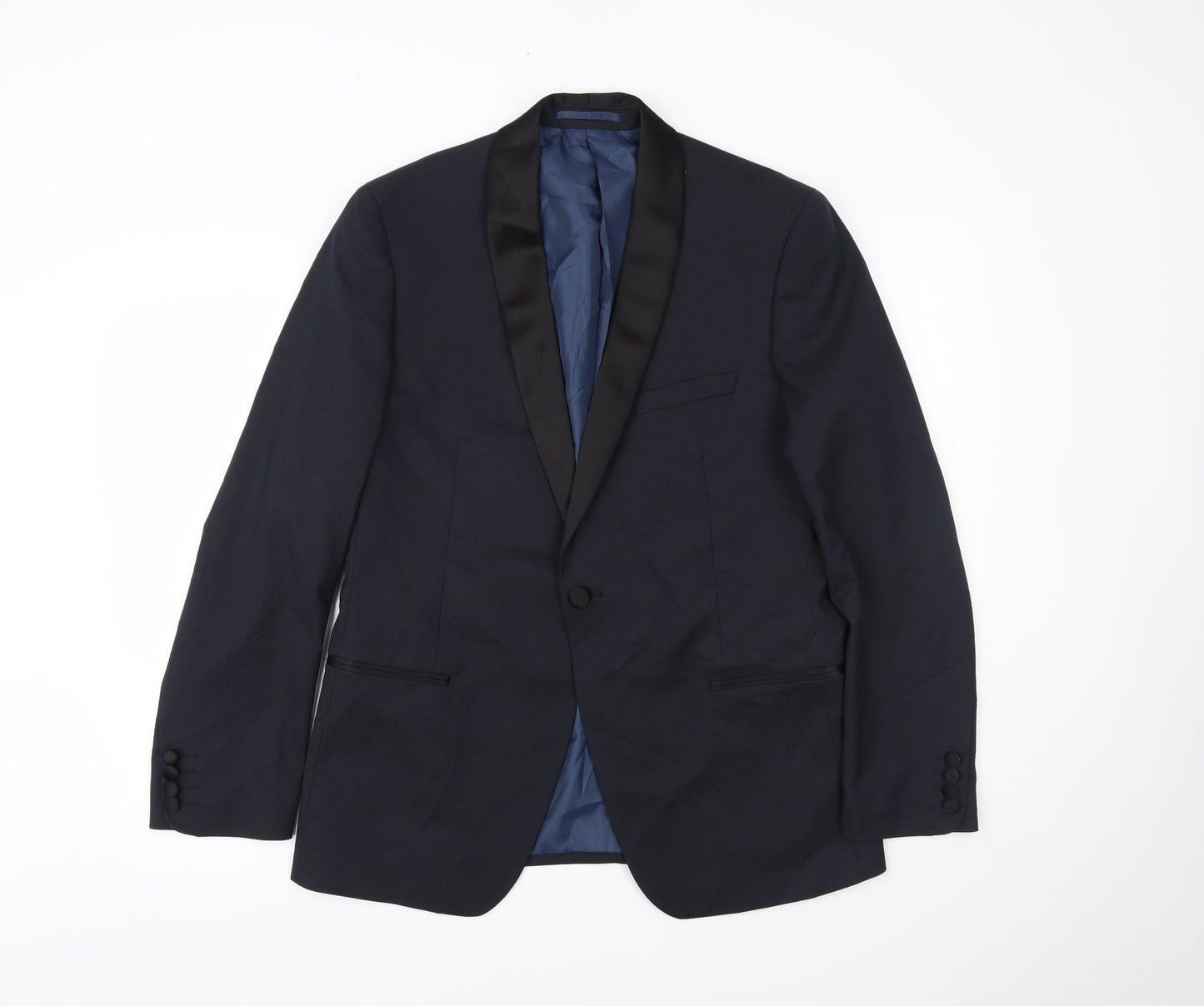 Marks and Spencer Mens Blue   3 Piece Blazer