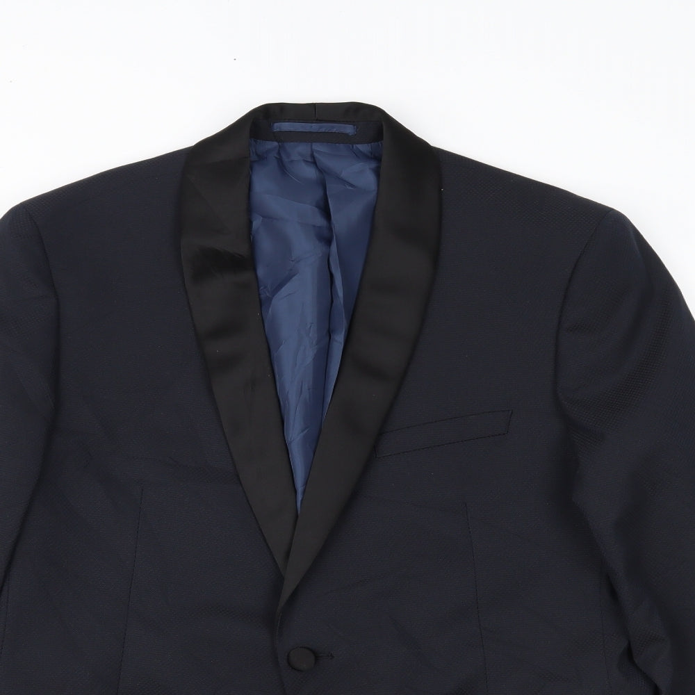 Marks and Spencer Mens Blue   3 Piece Blazer