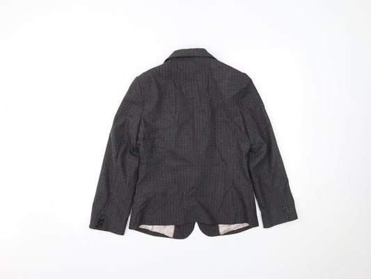 The Collection Womens Grey Striped  Jacket Blazer Size 8
