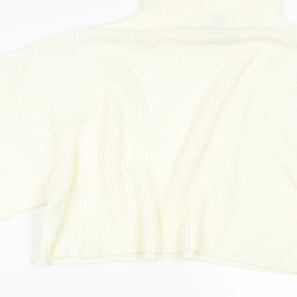 H&M Womens Ivory   Pullover Jumper Size M