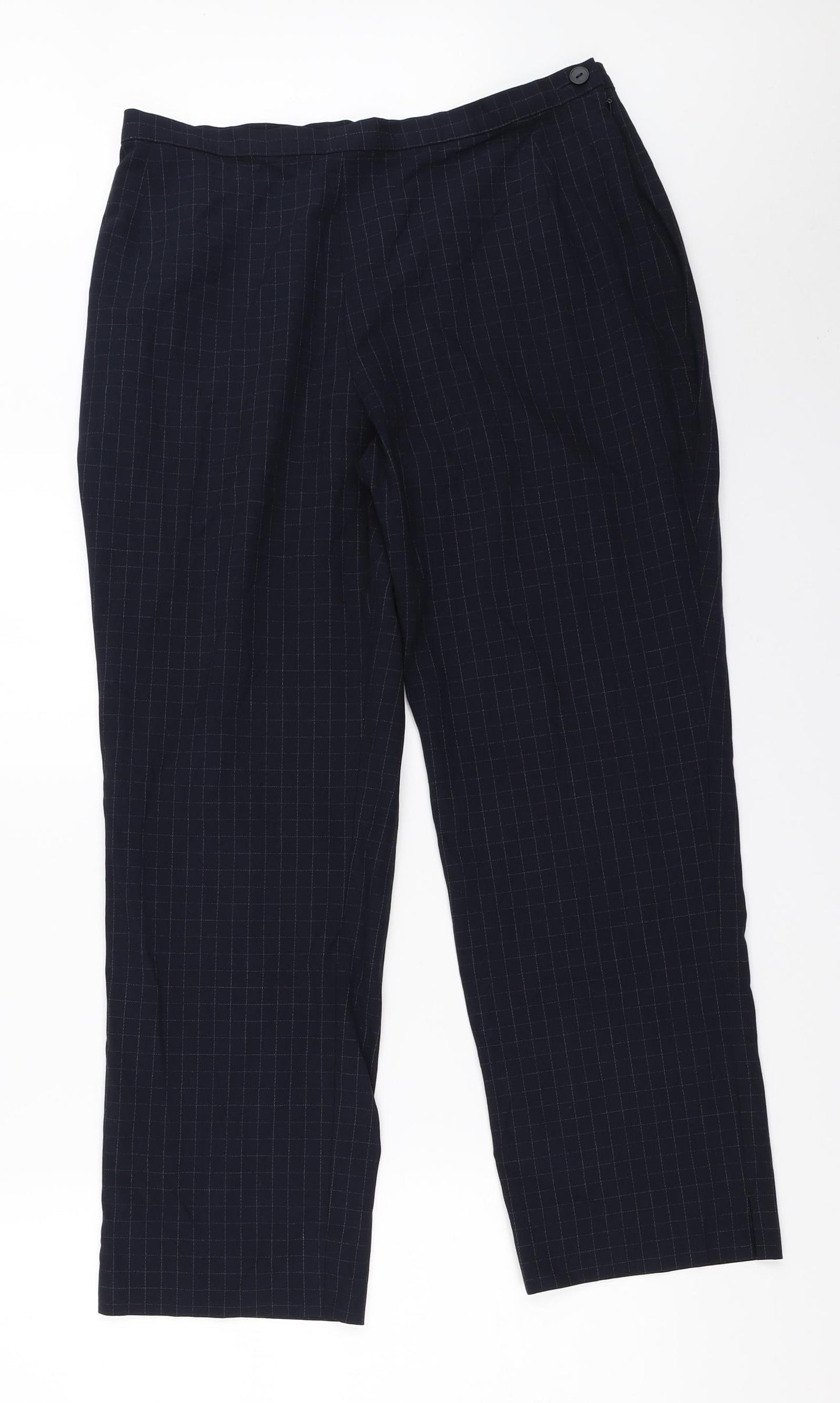 Marks and Spencer Womens Blue   Trousers  Size 16 L26 in