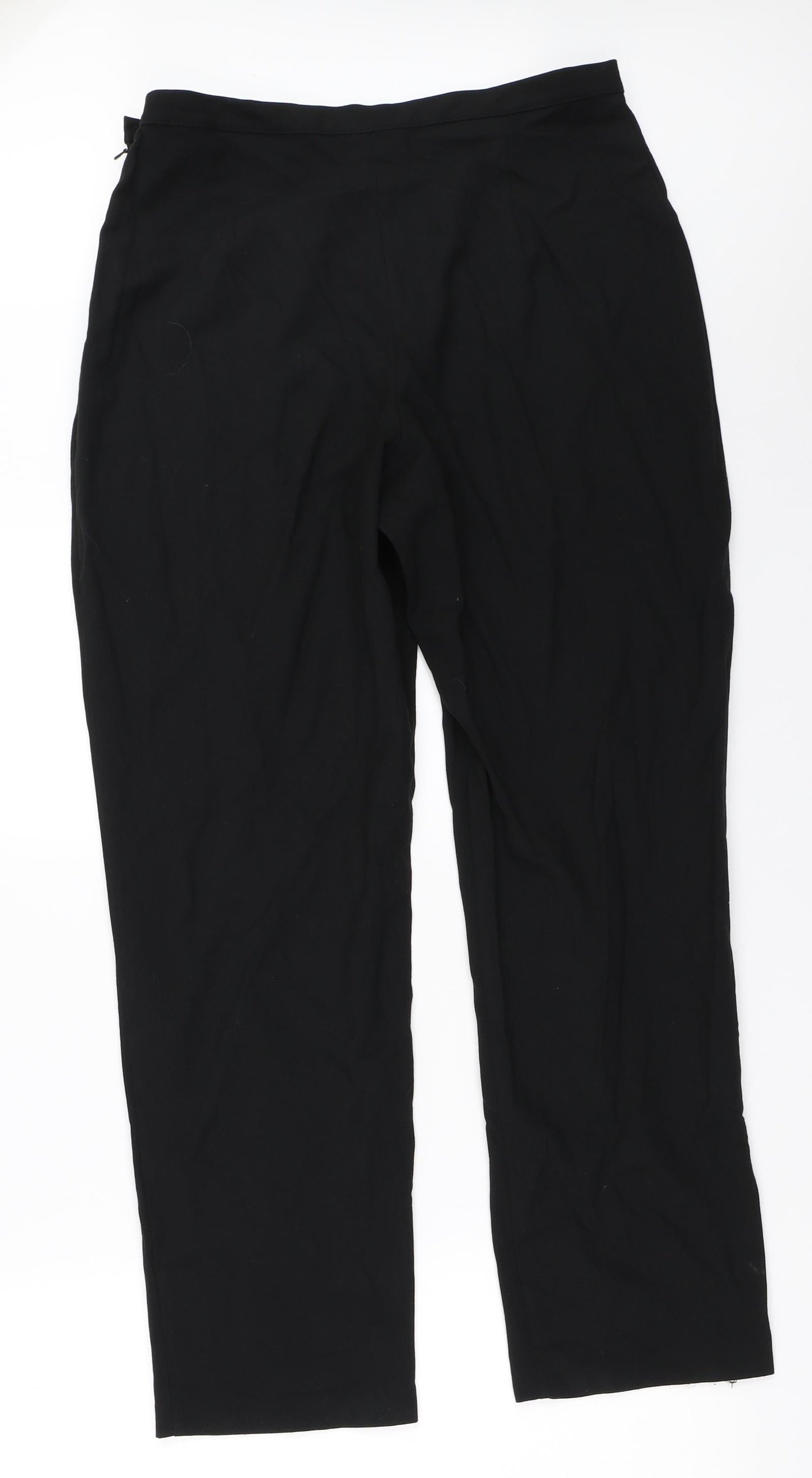 BHS Womens Black   Trousers  Size 14 L28 in