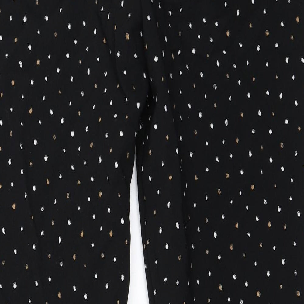 MNG Womens Black   Capri Trousers Size 40 L28 in
